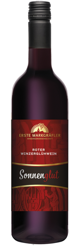 Roter Winzerglühwein Sonnenglut Premium Glühwein